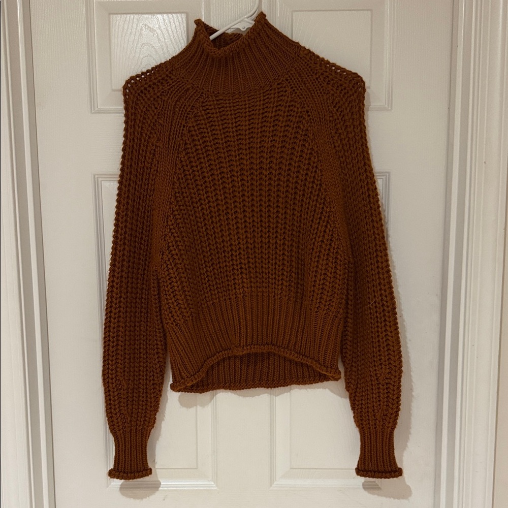 Women's Brown Knit Sweater